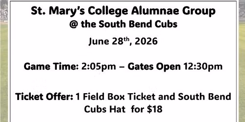 June Event - Sunday Funday at South Bend Cubs