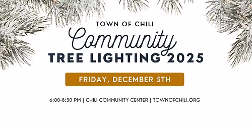 Town of Chili Community Tree Lighting 2025