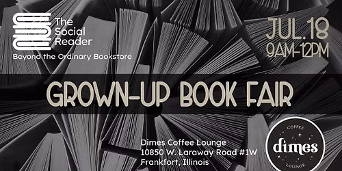 Grown-Up Book Fair at Dimes Coffee Lounge
