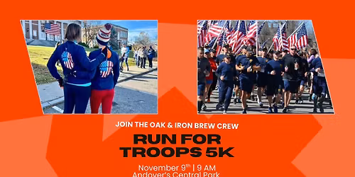 Run for the Troops 5K with the Oak & Iron Brew Crew
