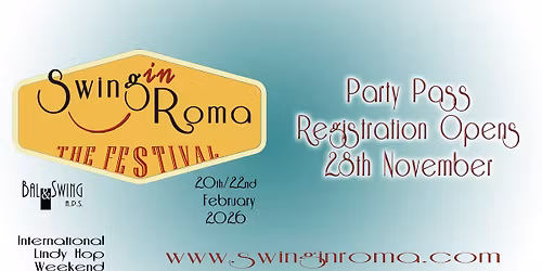 Swing In Roma - The Festival 2026
