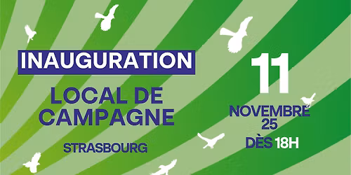 Inauguration du local de campagne | Jeanne Barseghian | Strasbourg