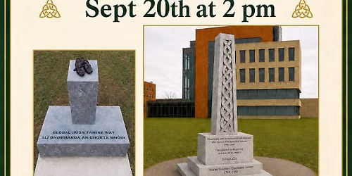 Dedication of Staten Island Irish Famine Monument & Global Famine Way Memoiral
