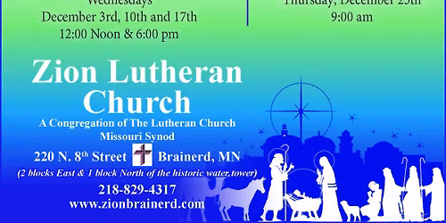Zion Lutheran Church Christmas Eve service