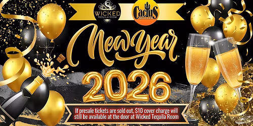 Cactus Grille & Wicked Tequila Room NYE Celebration