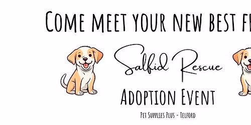 Adoption event at Pet Supplies Plus in Telford 