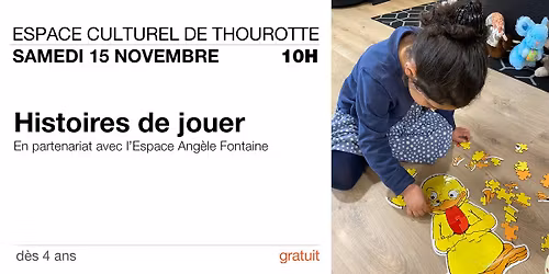 Histoires de jouer - jeux et lecture en famille