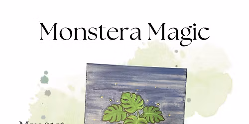 Monstera Magic Canvas