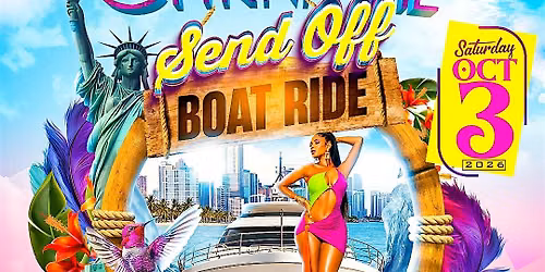 Miami Send off boatride