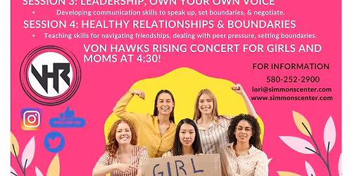 GIRL POWER, EMPOWERED GIRLS, SAFER FUTURES