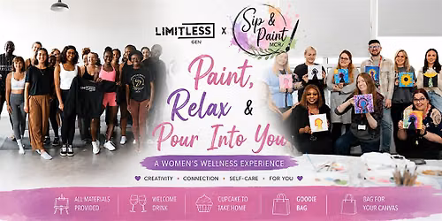 Limitless x Sip & Paint MCR: Paint, Relax and Pour Into You