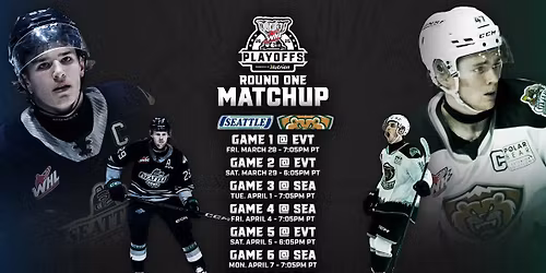 WHL Western Conference Semifinals: Everett Silvertips vs. Kelowna Rockets - Home Game 3 (If Necessary)