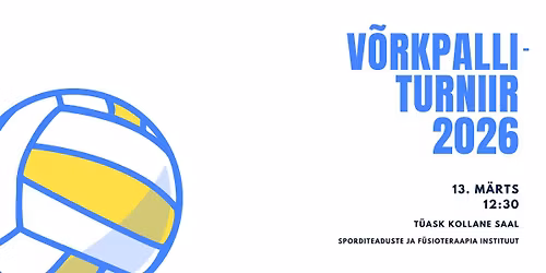 SPORDITEADUSTE JA F\u00dcSIOTERAAPIA INSTITUUDI V\u00d5RKPALLITURNIIR