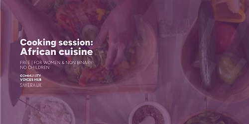 Cooking session: African Cuisine