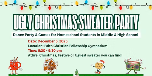 Ugly Christmas Sweater Dance Party