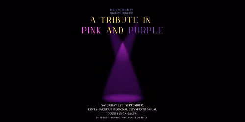 A Tribute in Pink and Purple