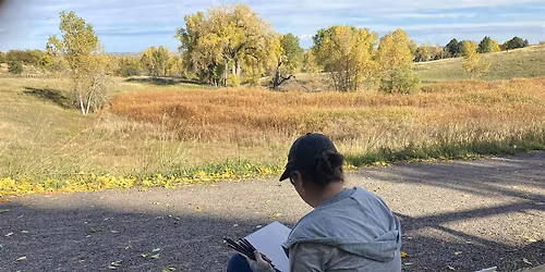 Coyote Run on Canvas (Open Space Plein Air Series)