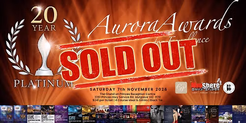20 Year Platinum Aurora Awards