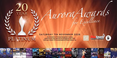 20 Year Platinum Aurora Awards