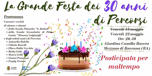 'LA GRANDE FESTA DEI 30 ANNI DI PERCORSI MEZZANO\u2019\ud83e\udd29