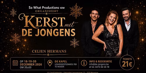 Kerst met De Jongens & Celien Hermans
