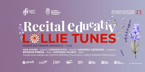 LOLLIE TUNES | Muzic\u0103 din desene animate | Recital educativ (2\u20137 ani)