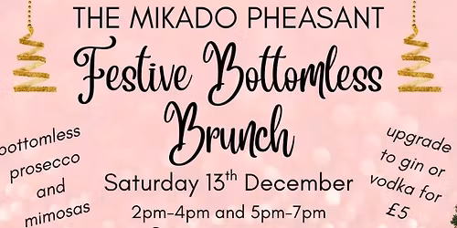 FESTIVE BOTTOMLESS BRUNCH