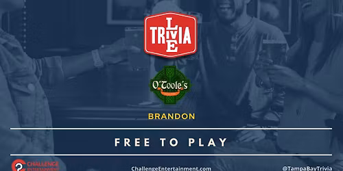 Tuesday Trivia @ O'Toole's Irish Pub - Brandon