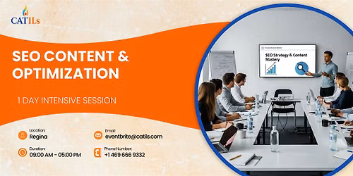 SEO Content & Optimization: 1 Day Intensive Session | Regina