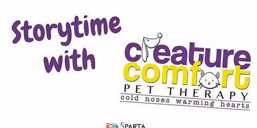 Storytime with Creature Comfort Pet Therapy