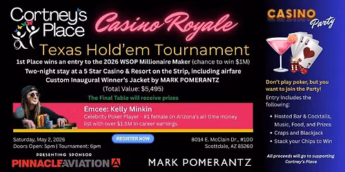 Cortneys Place Charity Poker Tournament