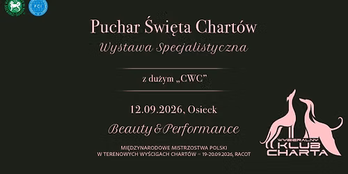 Puchar \u015awi\u0119ta Chart\u00f3w - Sighthound Speciality Show 
