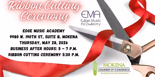 Ribbon Cutting and Business After Hours at Edge Music Academy