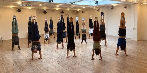 Handstand in Berlin, GERMANY