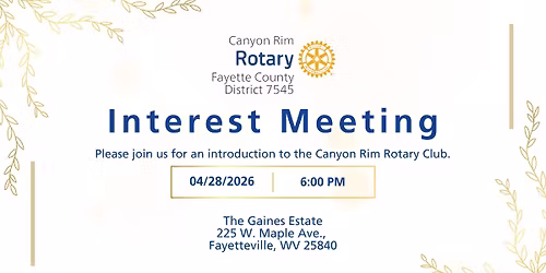 Membership & Interest Event 