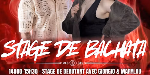 \ud83d\udd25STAGE INTENSIF DE BACHATA\ud83c\udde9\ud83c\uddf4