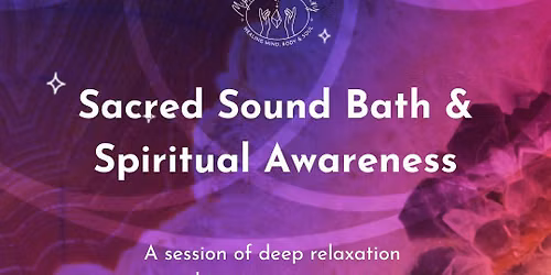 11\/9 Evening Sacred Sound Bath & Spiritual Awareness - Ryde