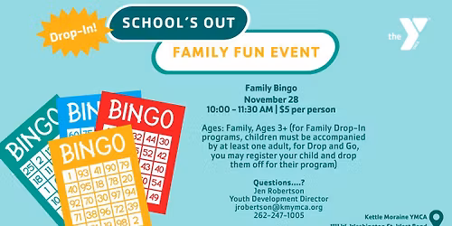 School's Out Family Event: Family Bingo!