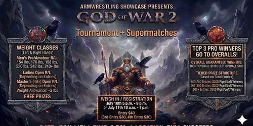 God of War 2 Tournament + Supermatches 