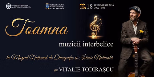 🎶 Spectacol de muzică interbelică cu Vitalie Todirașcu 🎤