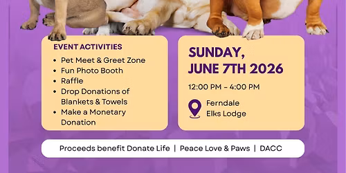 Puppy Kissing Booth - An Organ Donation Committee Fundraiser