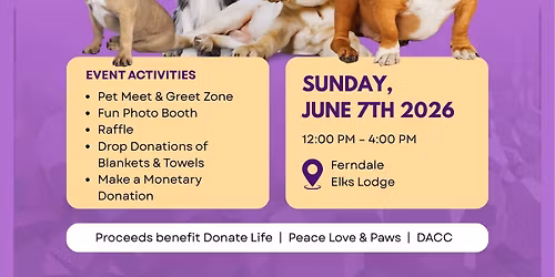 Puppy Kissing Booth - An Organ Donation Committee Fundraiser