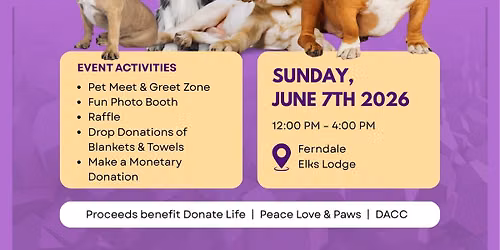 Puppy Kissing Booth - An Organ Donation Committee Fundraiser