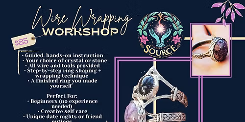 Wire Wrapped Crystal Ring Workshop | Beginner Friendly Jewelry Class