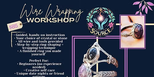 Wire Wrapped Crystal Ring Workshop | Beginner Friendly Jewelry Class