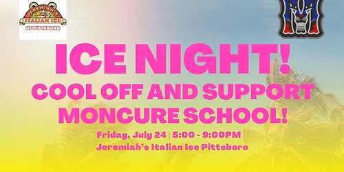 Dining For Dollars - Jeremiah's Italian Ice Pittsboro