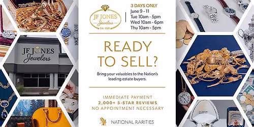 Buying Event at JF Jones Jewelers
