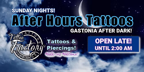Sunday After Hours Tattoos and Piercings