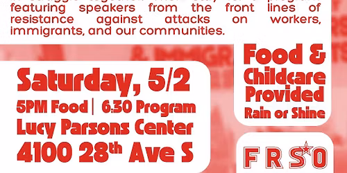 May Day Social & Program | FRSO Twin Cities