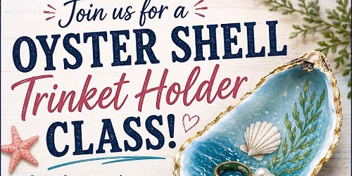 Oyster Shell painting\/ resin class